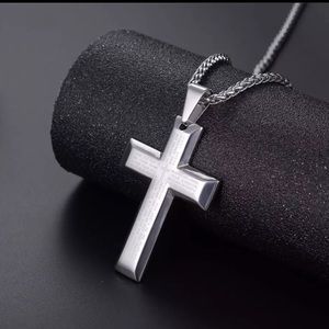 New Stainless Steel Cross Necklace